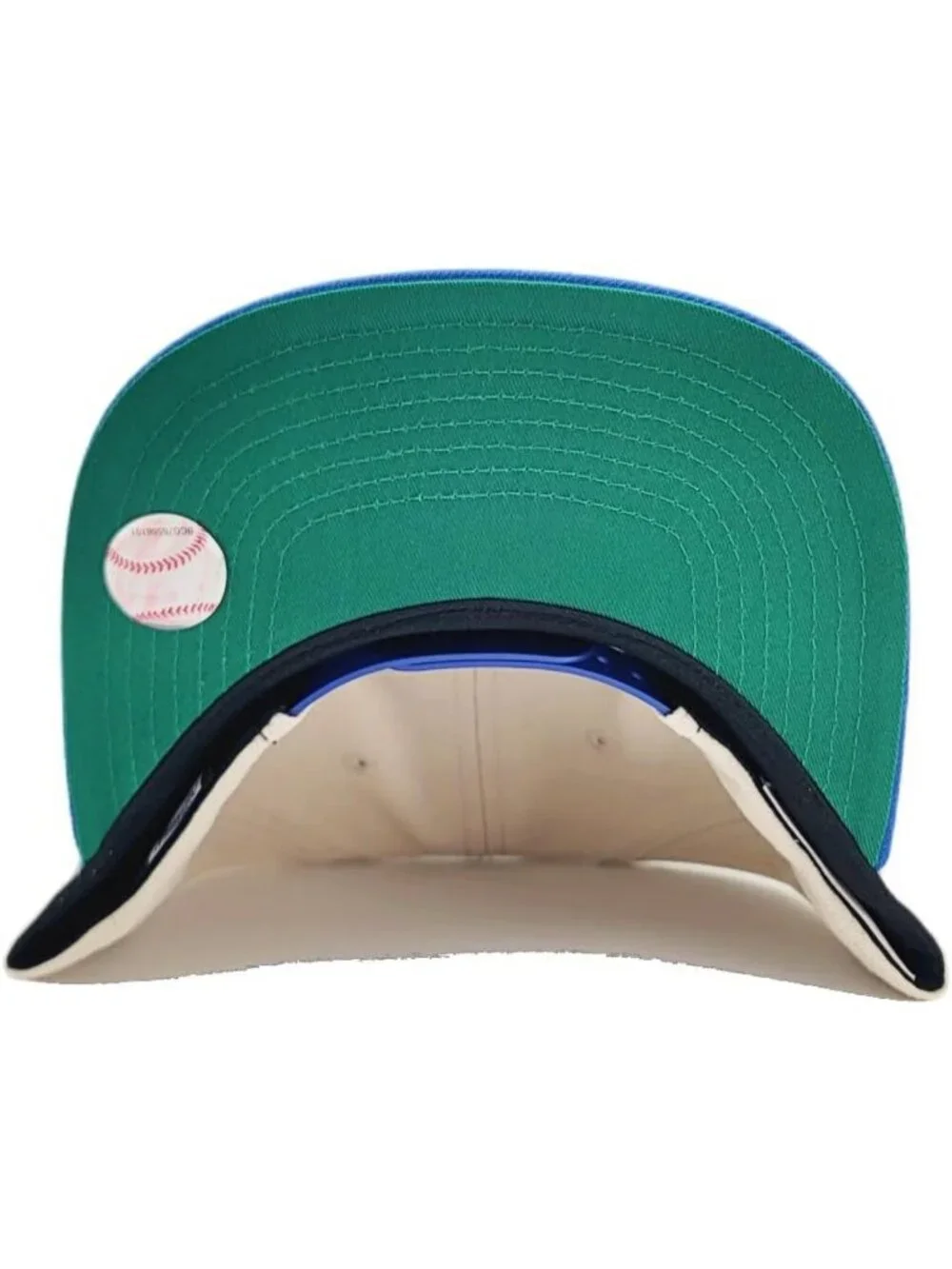 Vintage Atlanta Braves Snapback Hat - Blue & Cream MLB Cap for Sports Fans